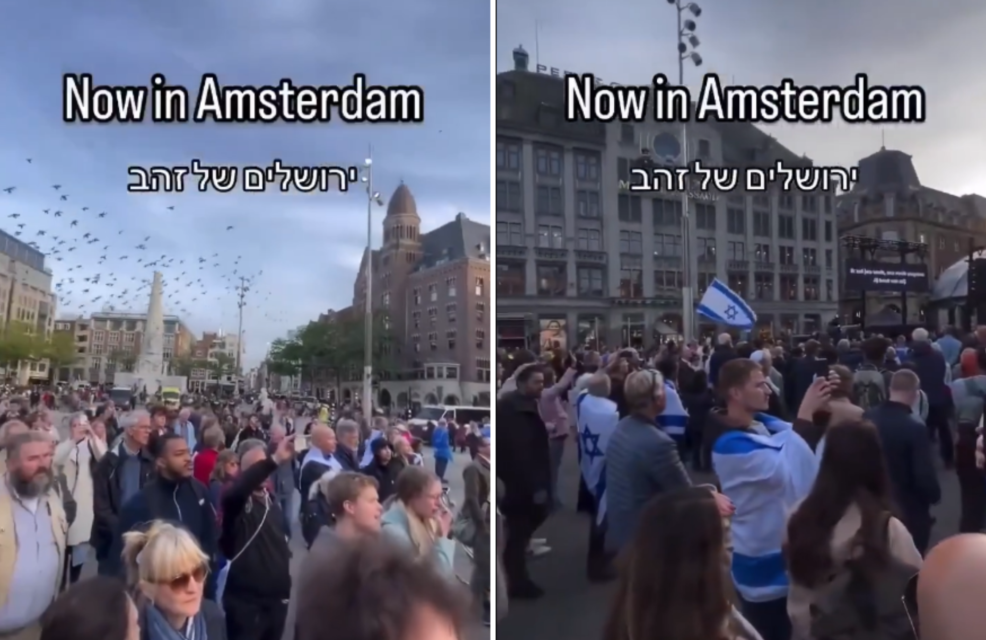 apos-ataques-a-judeus,-cristaos-cantam-‘jerusalem-de-ouro’-nas-ruas-de-amsterda