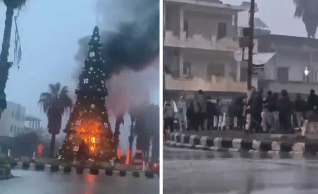 jihadistas-incendeiam-arvore-de-natal-montada-por-cristaos-na-siria