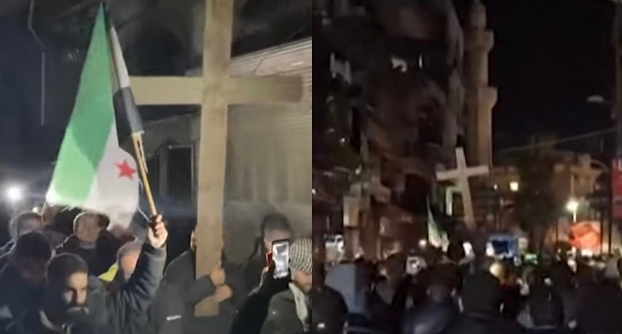 cristaos-saem-as-ruas-na-siria-em-defesa-de-sua-fe:-“nos-sacrificamos-por-jesus”