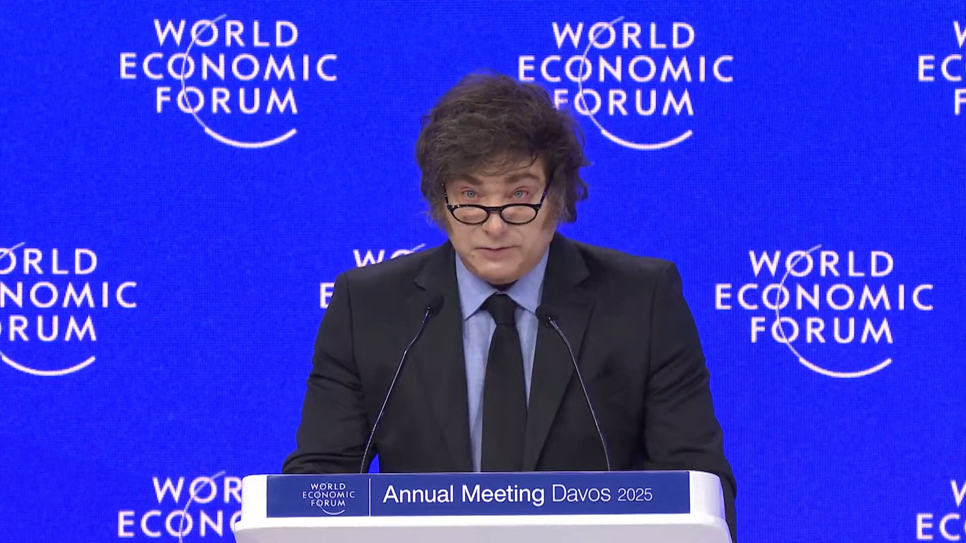 ‘agenda-woke-e-adorada-como-bezerro-de-ouro’,-diz-milei-no-forum-economico-mundial