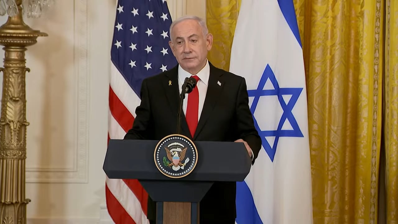 “o-rugido-do-leao-de-juda-e-ouvido-no-oriente-medio”,-diz-netanyahu-sobre-guerra-de-israel