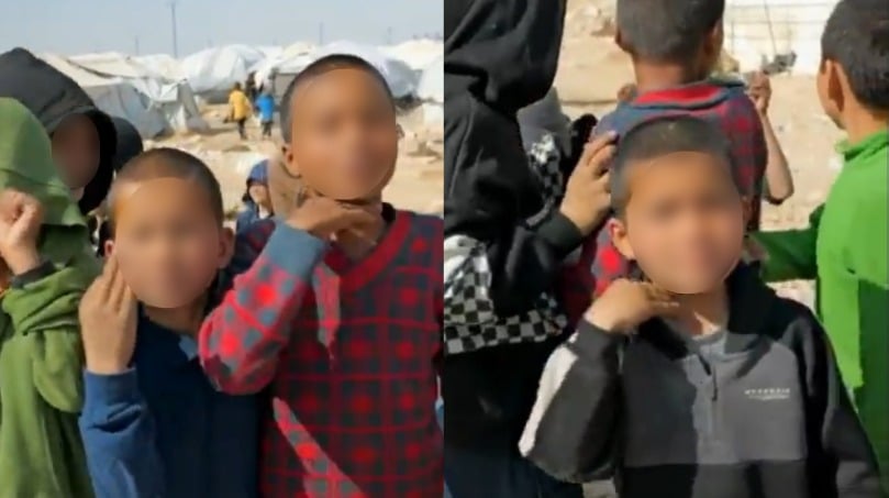 filhos-de-terroristas-fazem-gesto-de-decapitacao-a-equipe-de-tv-na-siria