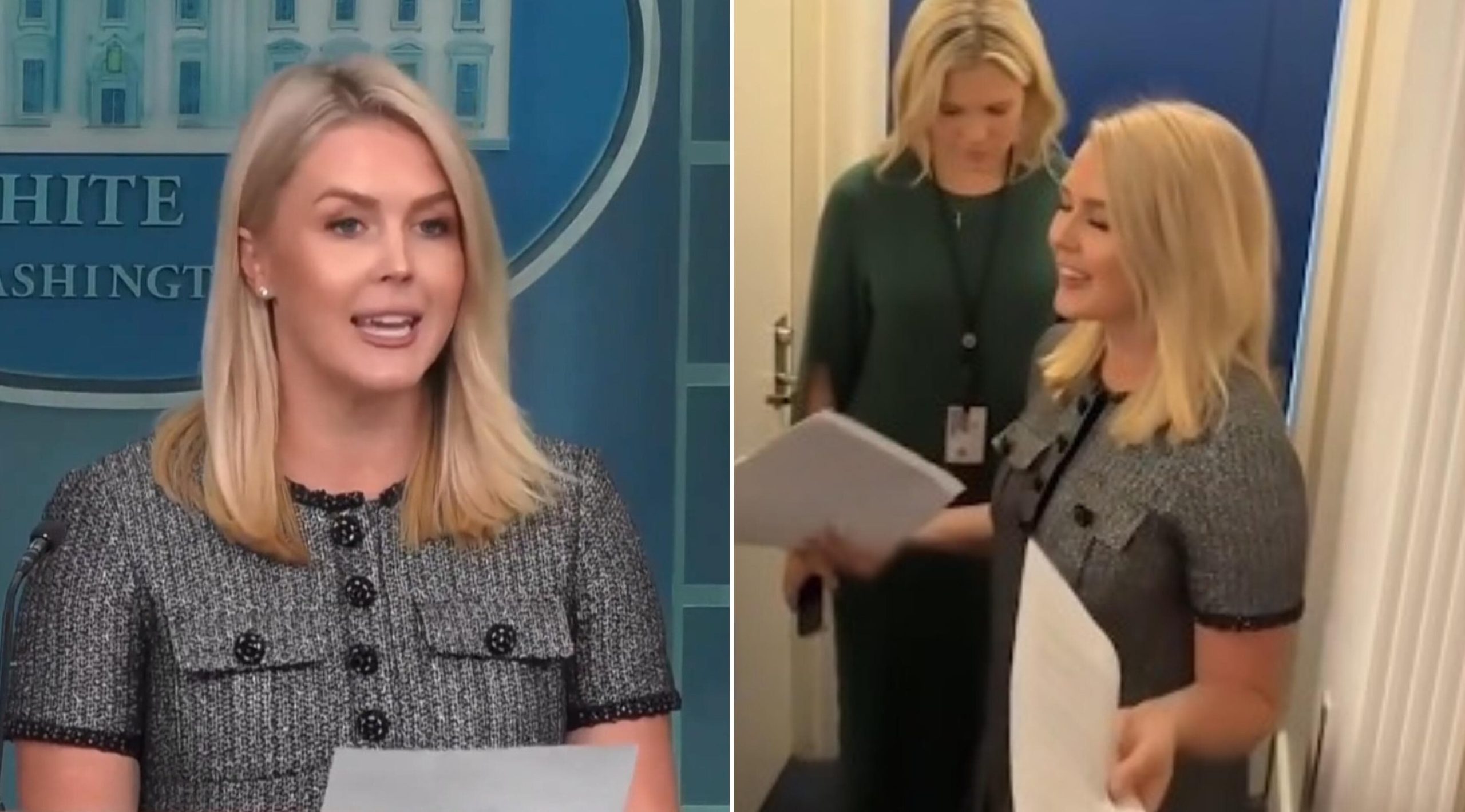 porta-voz-da-casa-branca-ora-antes-de-coletivas-de-imprensa:-‘peco-confianca-a-deus’