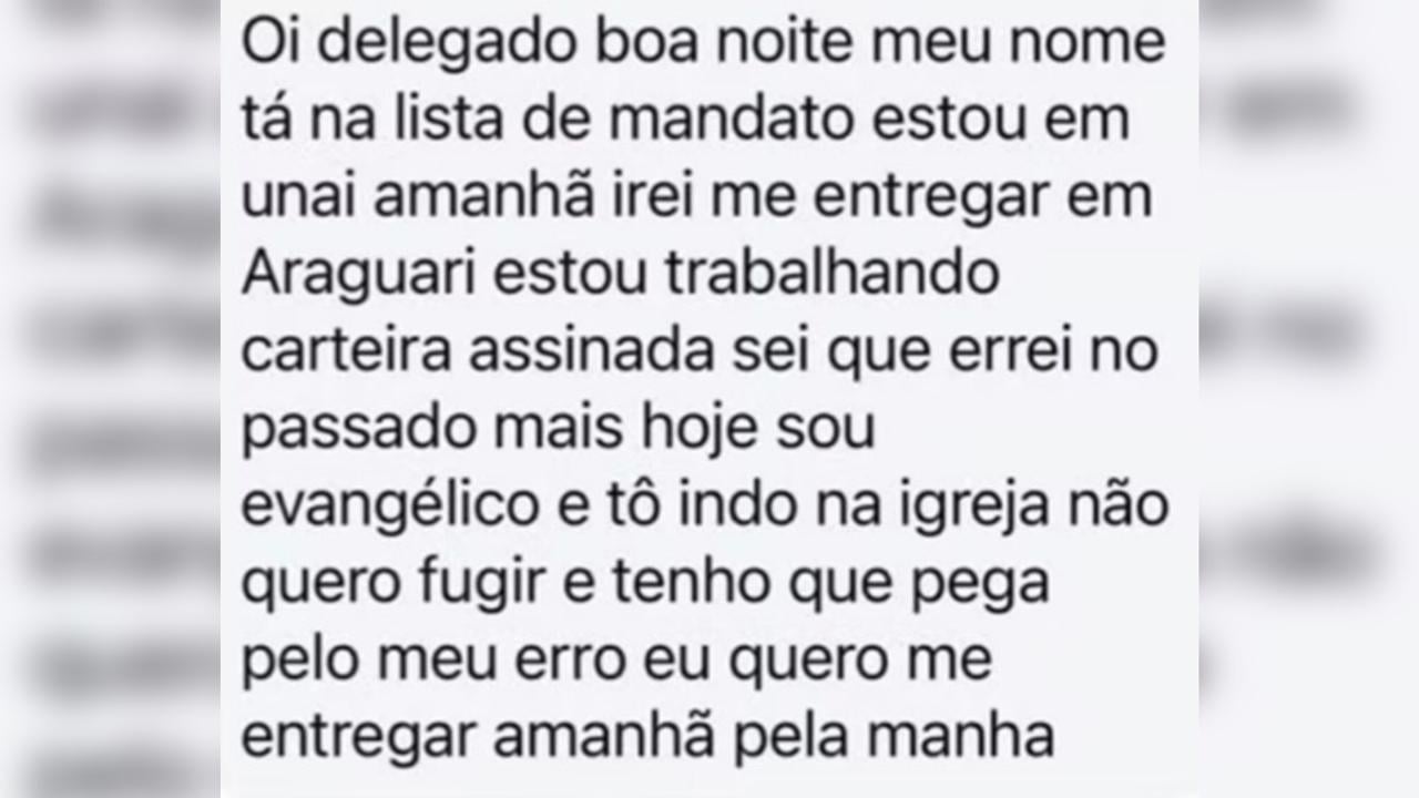 foragido-aceita-jesus-e-se-entrega-a-policia-em-mg:-‘vou-pagar-pelo-meu-erro’