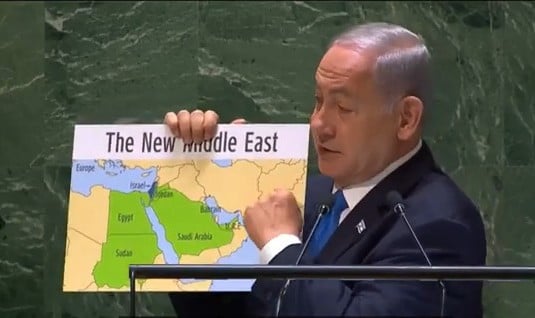 paises-arabes-condenam-fala-de-netanyahu-sobre-mapa-biblico-do-“grande-israel”