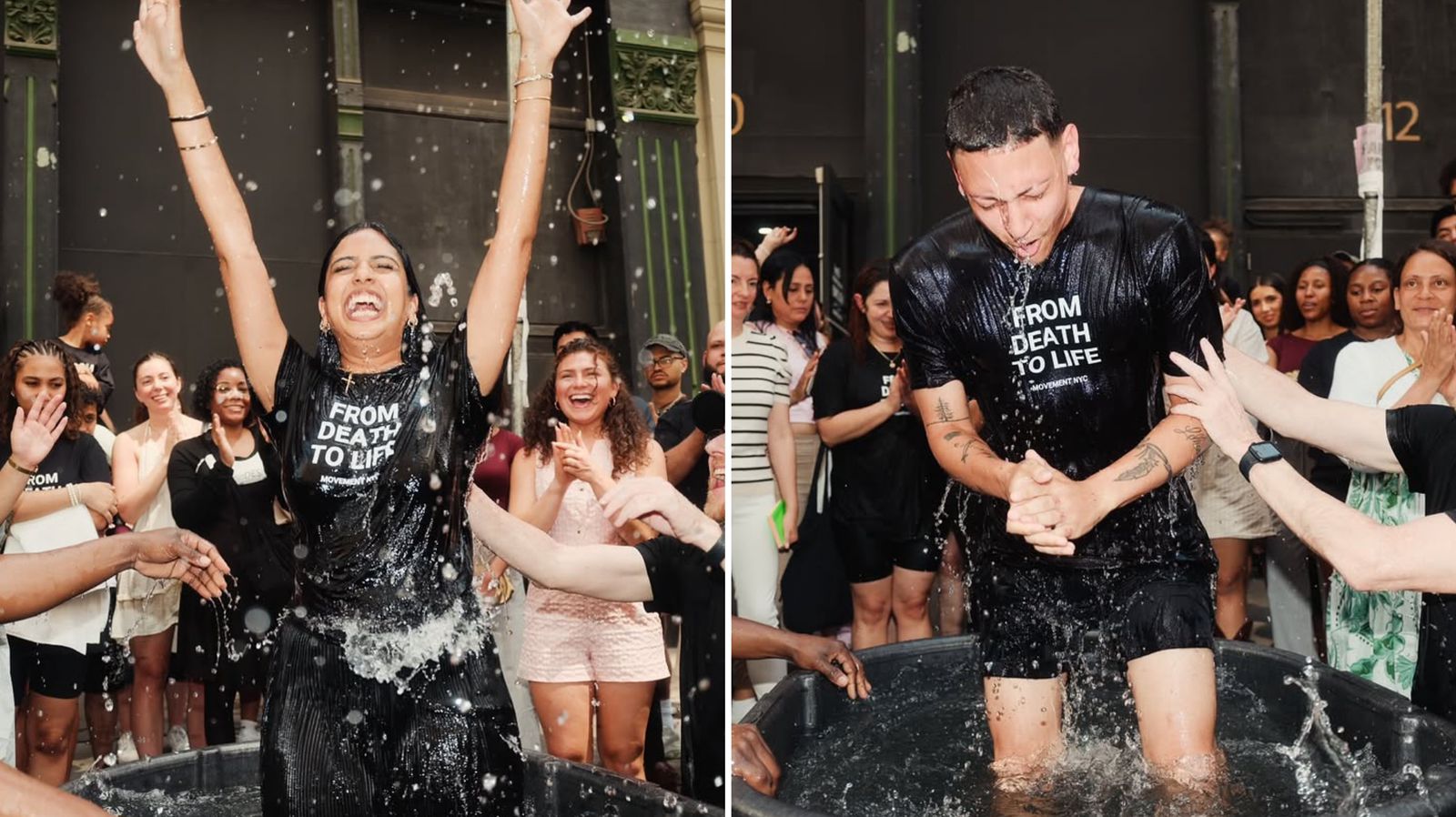 46-pessoas-sao-batizadas-em-rua-de-nova-iorque:-‘vidas-foram-transformadas’