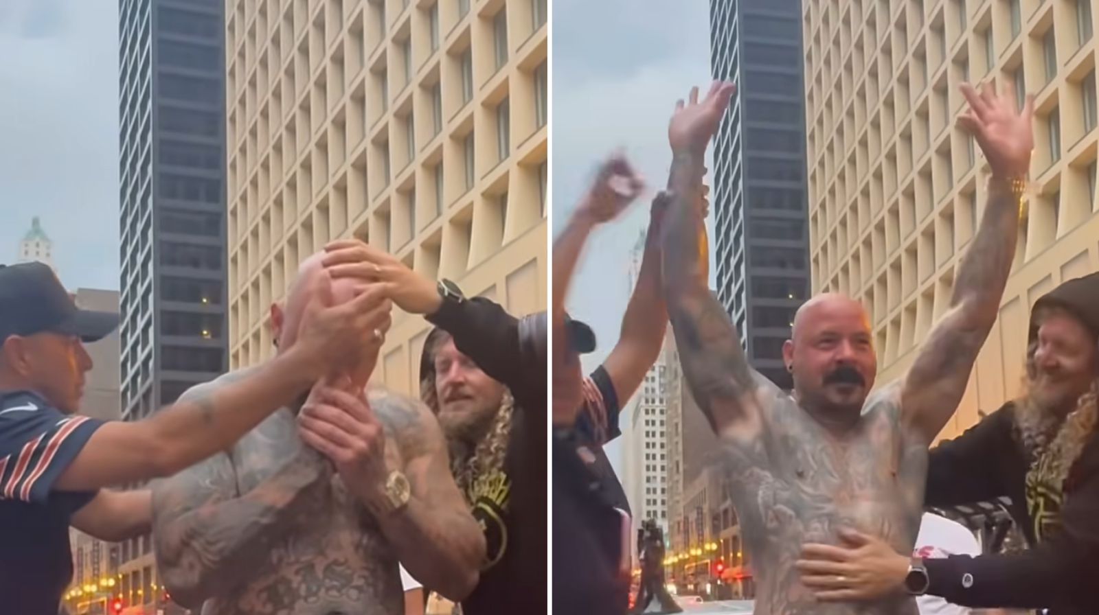 homem-e-batizado-em-piscina-improvisada-em-carro-em-chicago:-“dias-de-avivamento”