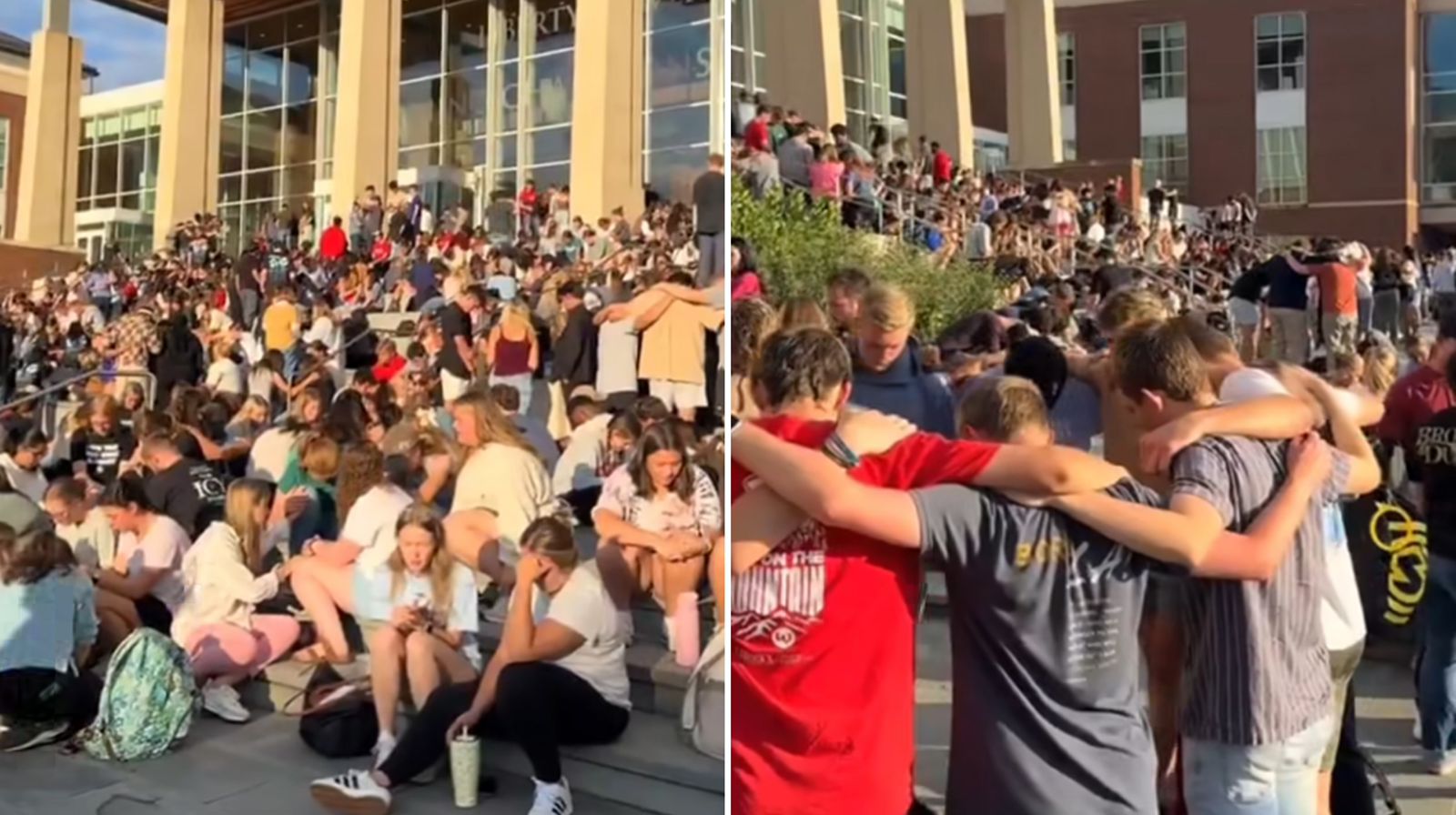 centenas-de-estudantes-oram-por-familia-de-charlie-kirk-em-universidade-nos-eua