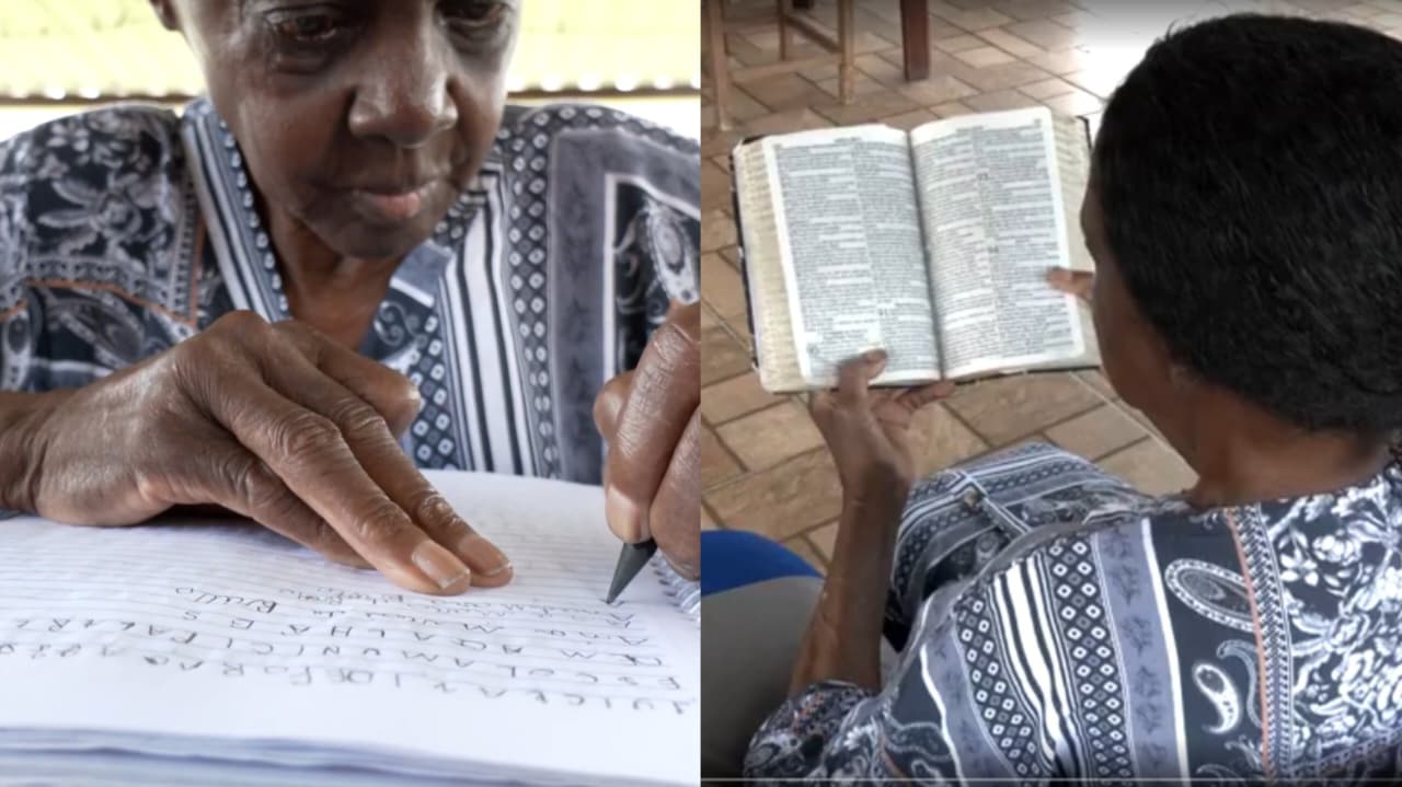 idosa-volta-a-escola-para-realizar-sonho-de-ler-a-biblia:-“via-todos-lendo-na-igreja”