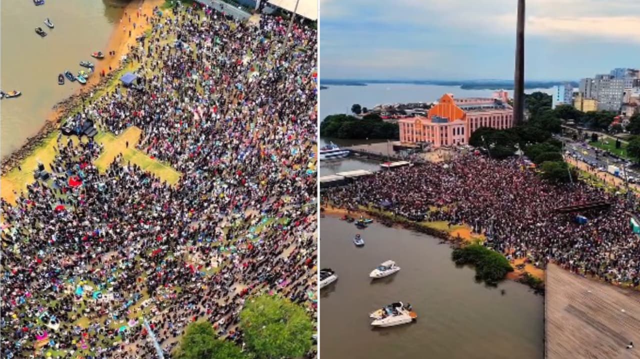 culto-ao-entardecer-atrai-25-mil-pessoas-na-orla-de-porto-alegre:-“o-ceu-tocou-a-terra”