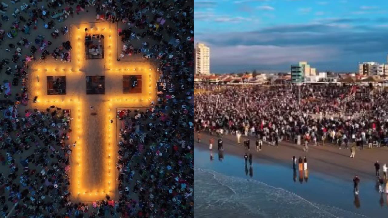 culto-ao-amanhecer-reune-5-mil-pessoas-na-orla-de-balneario-rincao:-“o-ceu-desceu”