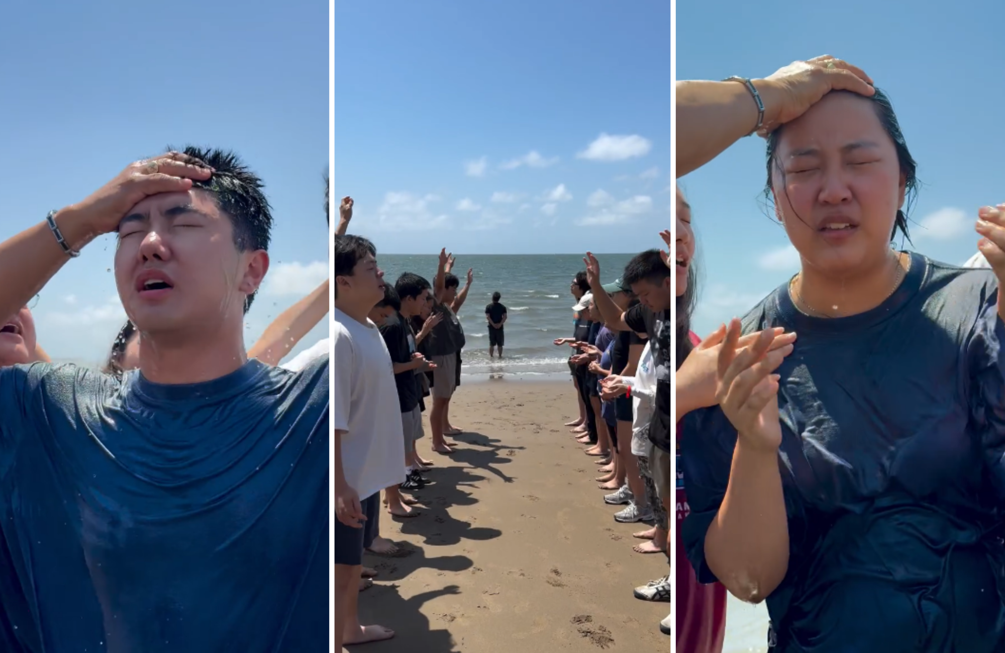 jovens-oram-e-choram-durante-batismo-em-praia-no-mexico:-“alianca-com-deus”